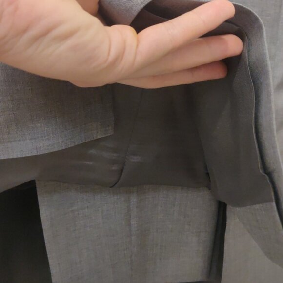 J Lindeberg grey sharkskin suit 38x30US 48x46EU modern slim fit Hopper 100% wool - Picture 3 of 11